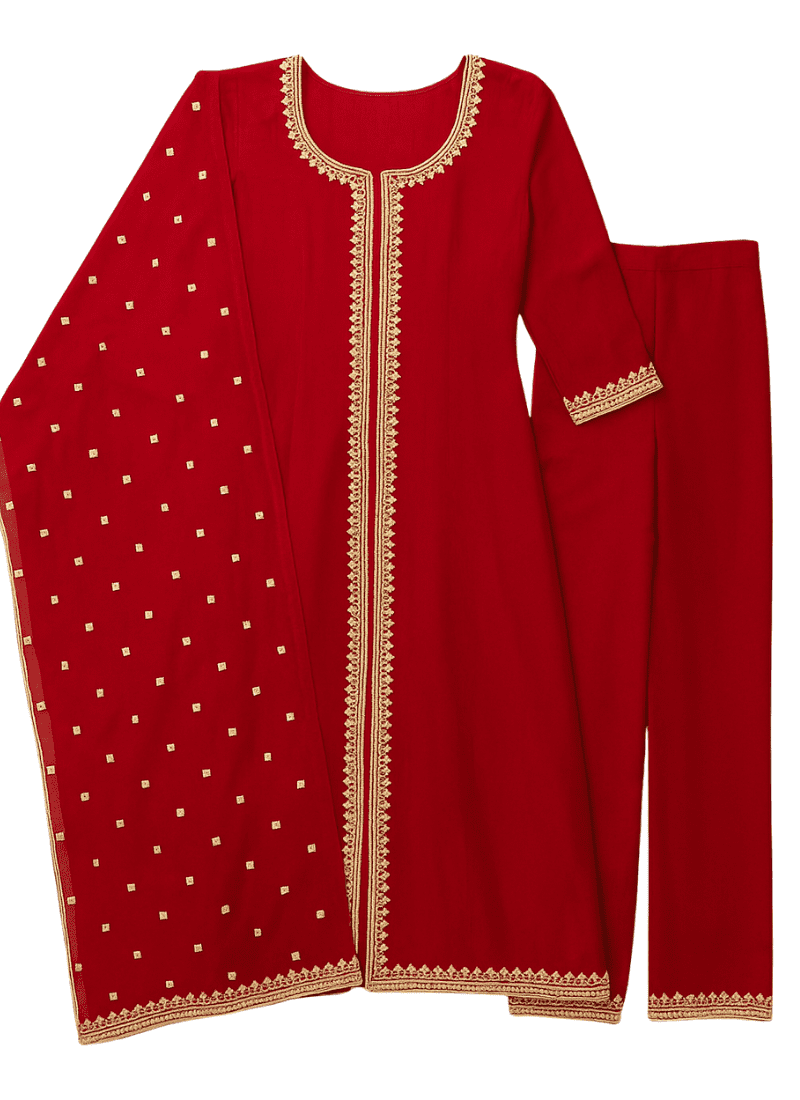 Gulnaz Grace Frontcut with Palazzo | thebluemoonshop.com